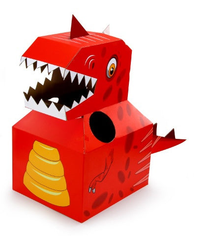 Paper dinosaur costume