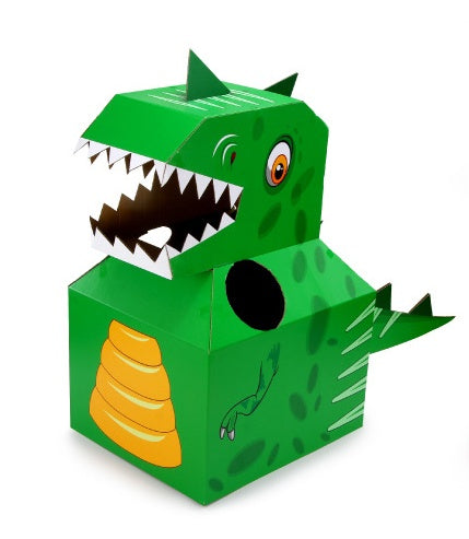 Paper dinosaur costume