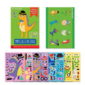 Children's Cartoon Dinosaur Theme DIY Emoji Stickers