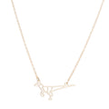 Dinosaur geometric necklace