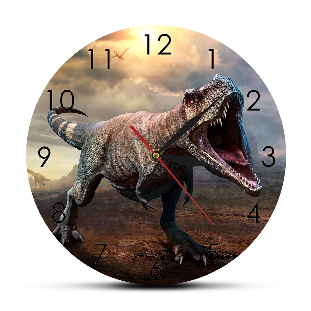 Tyrannosaurus Roar Wall Clock