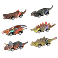 Four-wheeled Dinosaur Pullback Car
