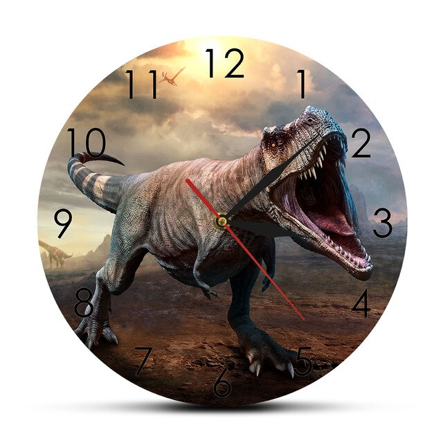 Tyrannosaurus Roar Wall Clock