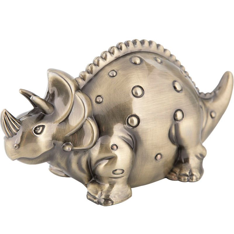 Metal Dinosaur Coin Bank