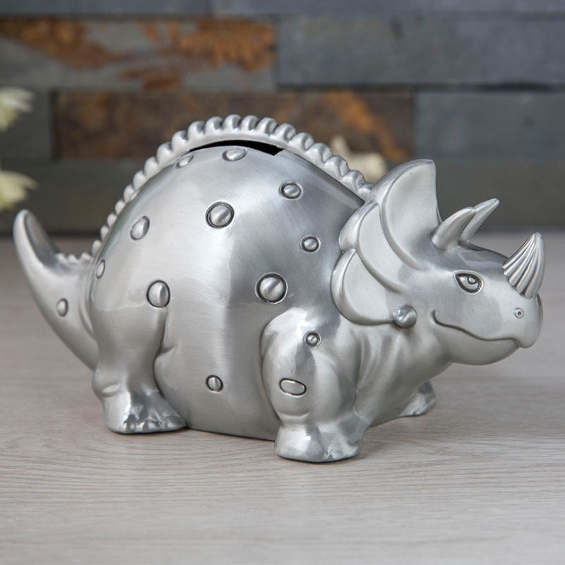Metal Dinosaur Coin Bank