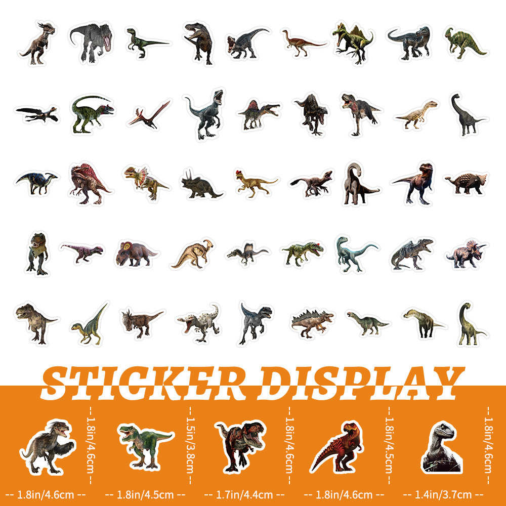 Waterproof Dinosaur Stickers